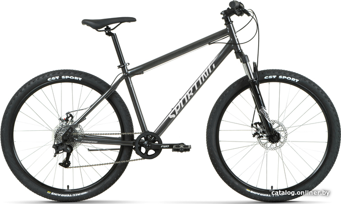 

Велосипед Forward Sporting 27.5 2.3 D р.17 2022 (черный/белый)