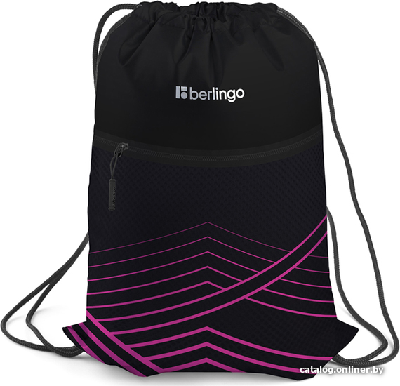 

Мешок для обуви Berlingo Black pink geometry MS230203