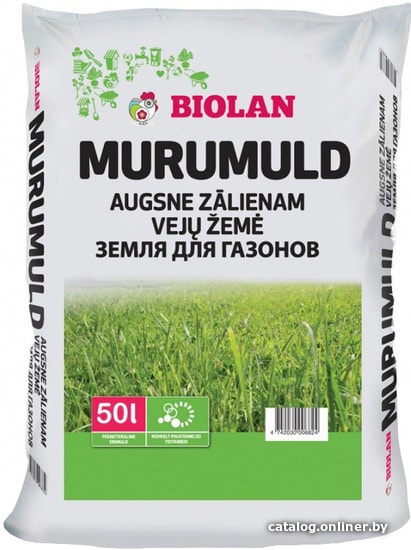 

Грунт Biolan Грунт для газонов 50 л