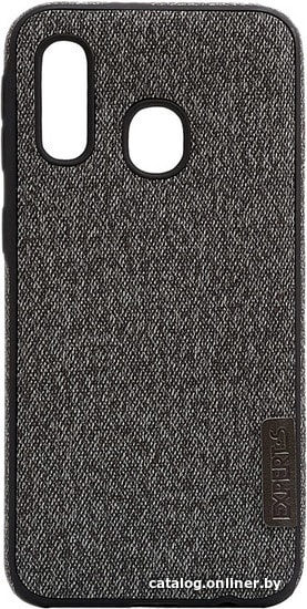 

Чехол для телефона EXPERTS Textile Tpu для Samsung Galaxy A40 (серый)