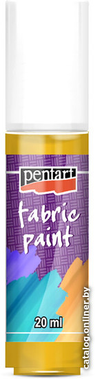 

Краска для текстиля Pentart Fabric paint 20 мл (солнечно-желтый)