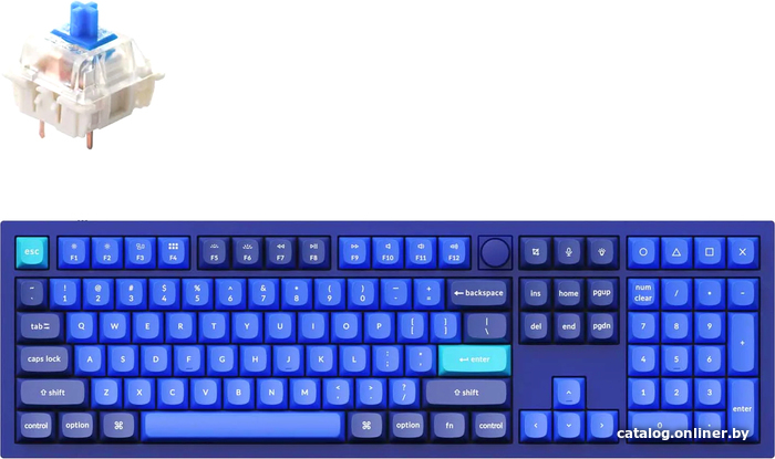 

Клавиатура Keychron Q6 RGB Q6-O2-RU (Gateron G Pro Blue)