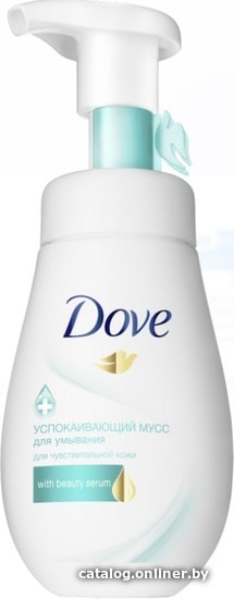 

Dove Мусс для умывания для чувствительной кожи успокаивающий 160 мл