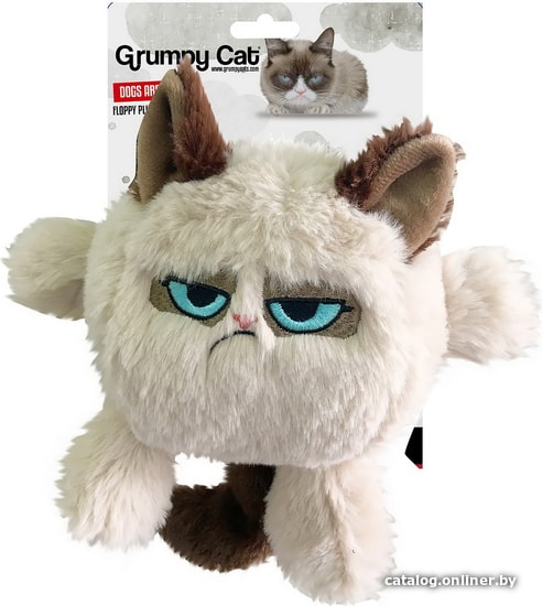 

Игрушка для кошек Rosewood Grumpy Cat Head Dog Toy 14209