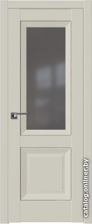 

Межкомнатная дверь ProfilDoors 2.88U 90x200 (магнолия сатинат, стекло графит)