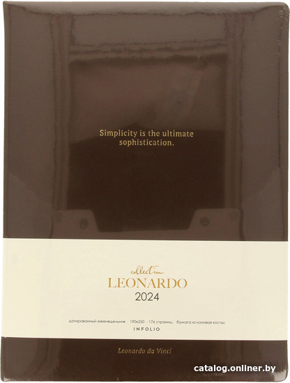 

Ежедневник InFolio Leonardo 2024 I1440/dark-brown (коричневый)