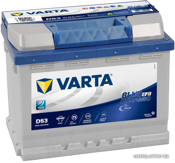 

Автомобильный аккумулятор Varta Blue Dynamic EFB 560 500 056 (60 А·ч)