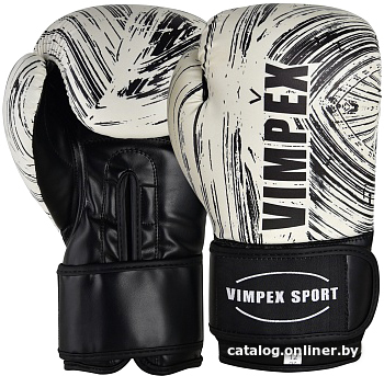

Перчатки для единоборств Vimpex Sport 3092 (12 oz, черный/серый)