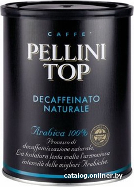 

Кофе Pellini Top Decaffeinato Naturale Arabica 100% молотый 250 г