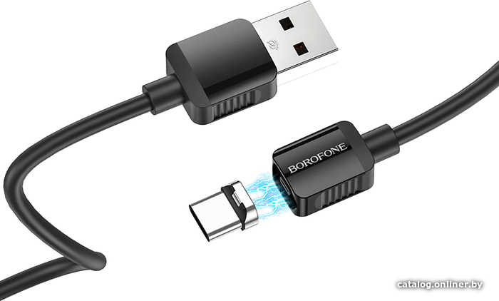 

Кабель Borofone BX57 USB Type-A - USB Type-C (1 м, черный)