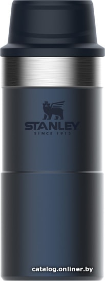 

Термокружка Stanley Classic 0.35л One hand 2.0 10-06440-017 (синий)