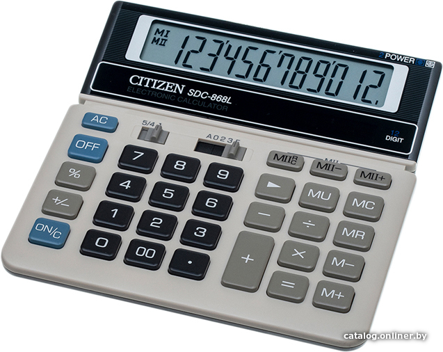 

Бухгалтерский калькулятор Citizen SDC-868L