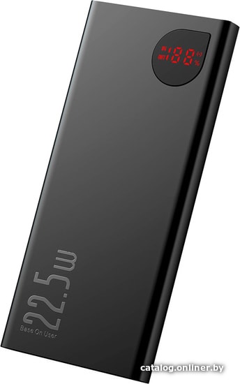

Внешний аккумулятор Baseus Adaman Metal Digital Display PPIMDA-B0A 10000mAh (черный)