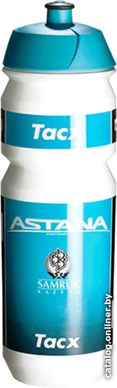 

Бутылка для воды Tacx Shiva Pro Team Astana 2826 (750 мл, голубой)