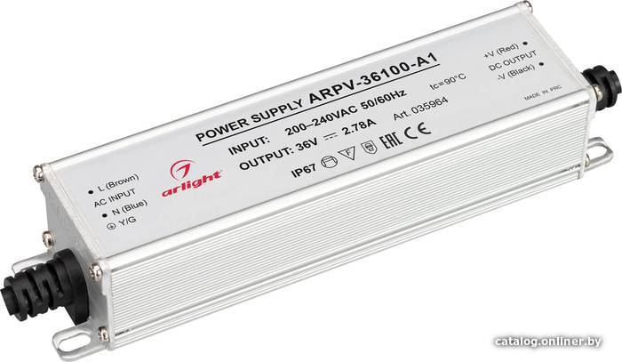 

Блок питания Arlight ARPV-36100-A1 035964