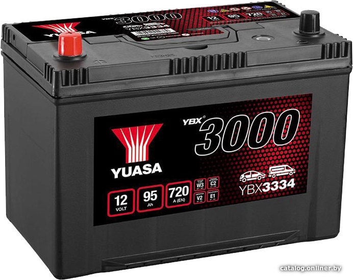 

Автомобильный аккумулятор Yuasa YBX3000 YBX3334-095 (95 А·ч)