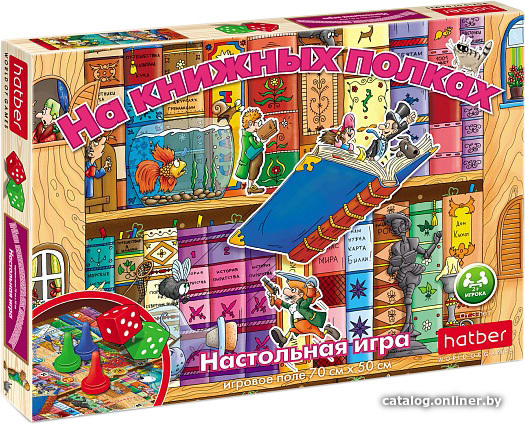 

Детская настольная игра Hatber На книжных полках Ин2_23305