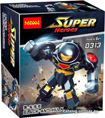 

Конструктор Decool Super Heroes 0313 Black Anti-Hulk