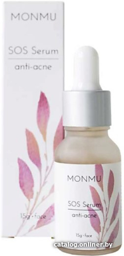 

Monmu Сыворотка для лица Anti-Acne Интенсивная SOS с эффектом сияния 15 г