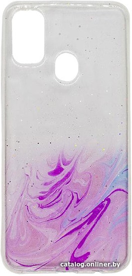 

Чехол для телефона EXPERTS Aquarelle для Samsung Galaxy A21s (ярко-розовый)