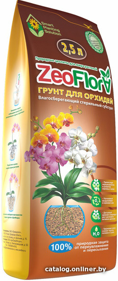 

Субстрат Zeoflora Для орхидей (2.5 л)