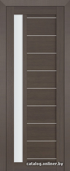 

Межкомнатная дверь ProfilDoors 37X 60x200 (грей мелинга/стекло матовое)