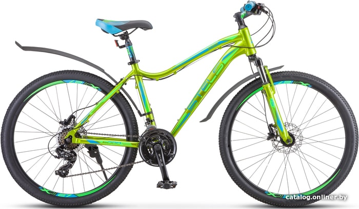 

Велосипед Stels Miss 6000 D 26 V010 р.17 2020 (желтый/зеленый)