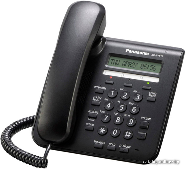 

Телефонный аппарат Panasonic KX-NT511PRUB (черный)