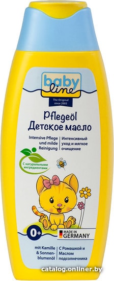 

Масло массажное детское Babyline с ромашкой и подсолнечником 250 мл (3001977)