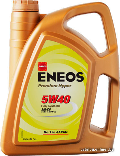 

Моторное масло Eneos Premium Hyper 5W40 4л