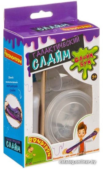 

Набор для опытов Bondibon Слайм Бум: Галактический слайм ВВ3764