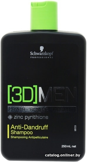 

Schwarzkopf Professional 3D Men Anti-Dandruff Shampoo 250 мл