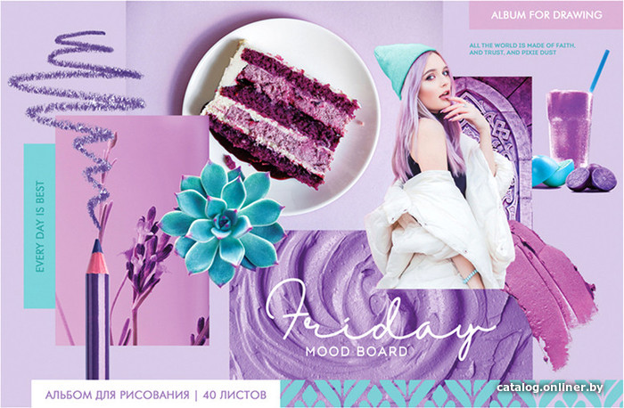 

Альбом для рисования ArtSpace Стиль. Mood board А40_36034 (40 л)