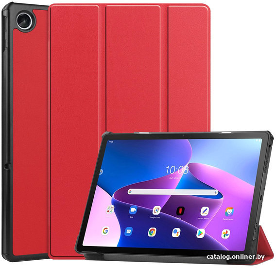 

Чехол для планшета JFK Smart Case для Lenovo Tab M10 Plus 3rd Gen TB-125F/TB-128F (красный)