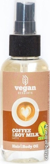 

Масло Vegan Desserts Масло Coffee & Soy Milk Latte Hair & Body Oil 100 мл