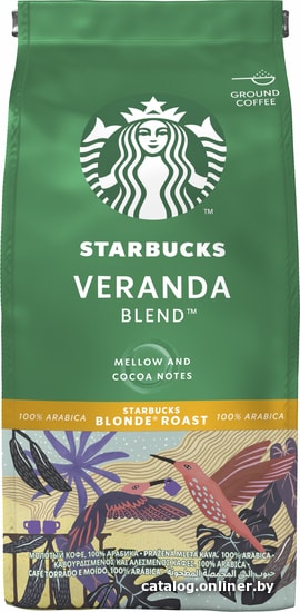 

Кофе Starbucks Veranda Blend молотый 200 г