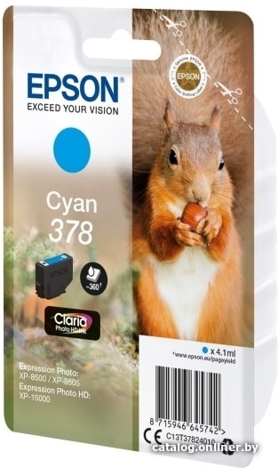 

Картридж Epson C13T37824020