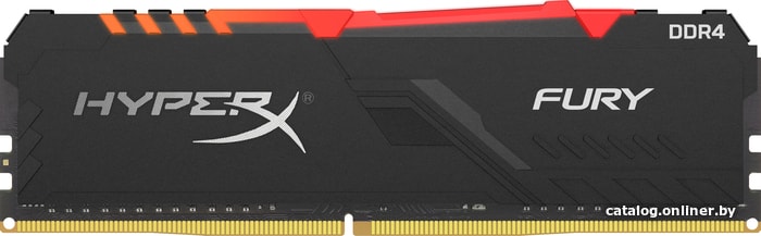 

Оперативная память HyperX Fury RGB 8GB DDR4 PC4-29800 HX437C19FB3A/8