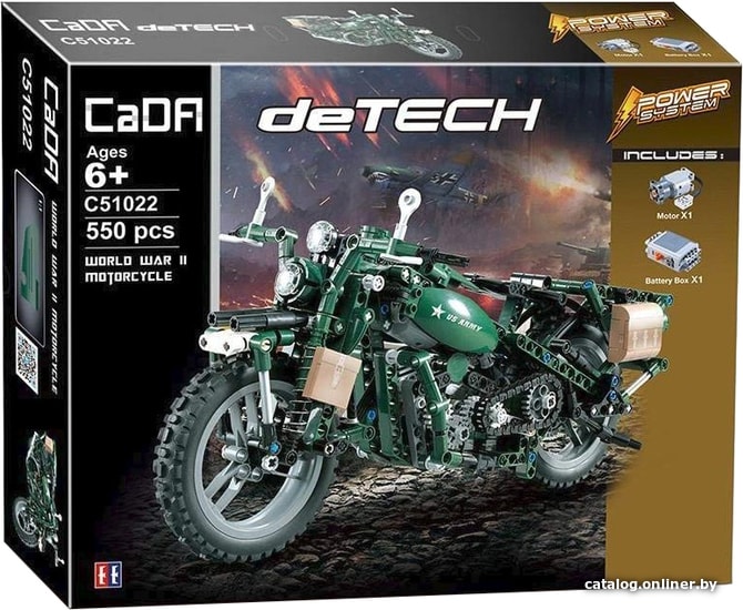 

Конструктор CaDa Detech Электромеханический мотоцикл C51022W