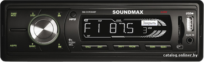 

USB-магнитола Soundmax SM-CCR3048F