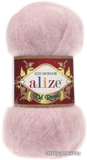 

Пряжа для вязания Alize Kid royal 161 (500 м, пудра)
