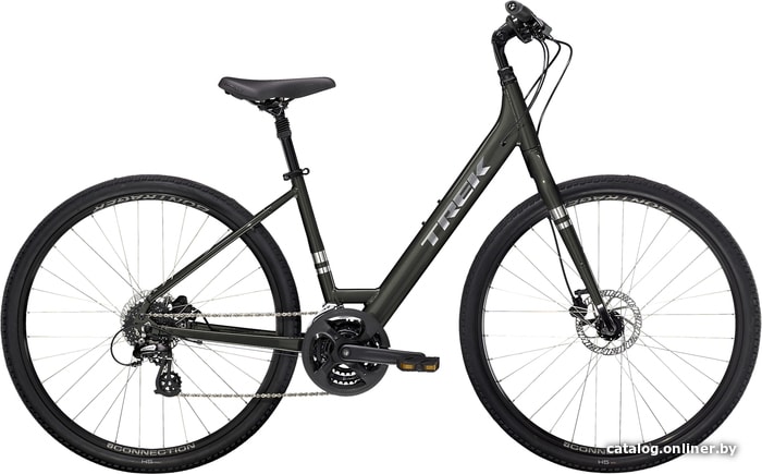 

Велосипед Trek Verve 2 Disc Lowstep XL 2021 (серый)