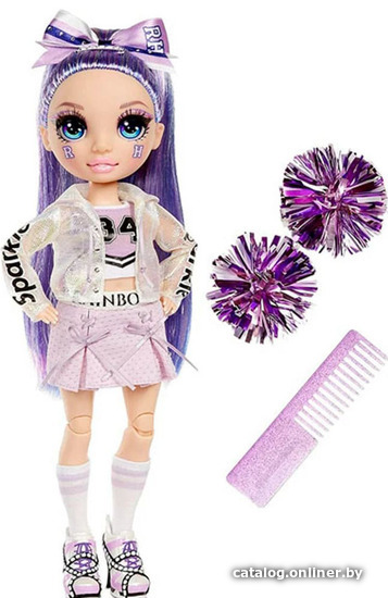 

Кукла Rainbow High Cheer Doll Violet Willow 572084