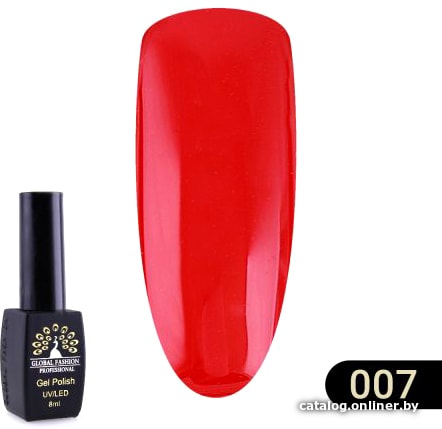 

Гель-лак Global Fashion Black Elite (тон 007) 8 мл