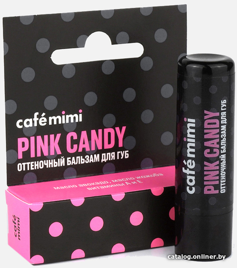 

Le Cafe Бальзам для губ de Beaute Cafe Mimi Оттеночный Pink Candy 4.2 г
