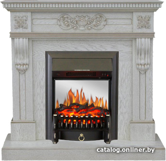 

Каминокомплект Smolcom Corsica New STD-ASP с RealFlame Fobos-S Lux BL LT (белый дуб)