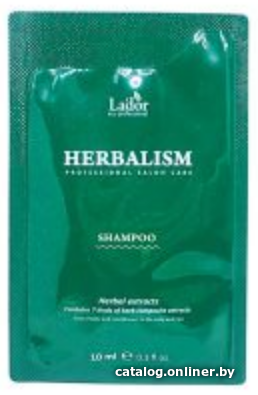 

Шампунь La'dor Herbalism Shampoo Успокаивающий 10 мл