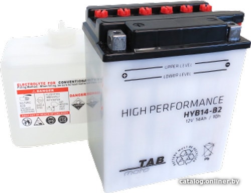 

Мотоциклетный аккумулятор TAB YB14-B2 (14 А·ч)