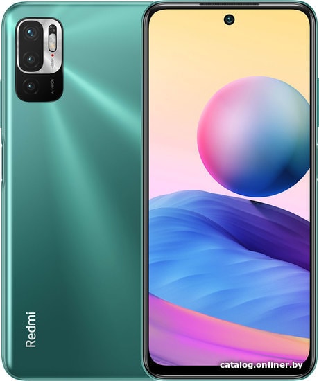

Смартфон Xiaomi Redmi Note 10T 6GB/128GB с NFC (зеленое сияние)