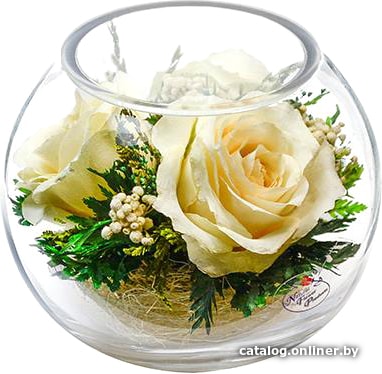 

Цветы, букеты Natural Flower Products Композиция из белых роз IZYj